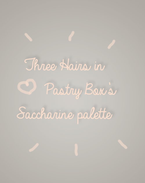 blindingechoes: So I’ve fallen in love with @pastry-box‘s Saccharine Palette, I know, I’m late to th