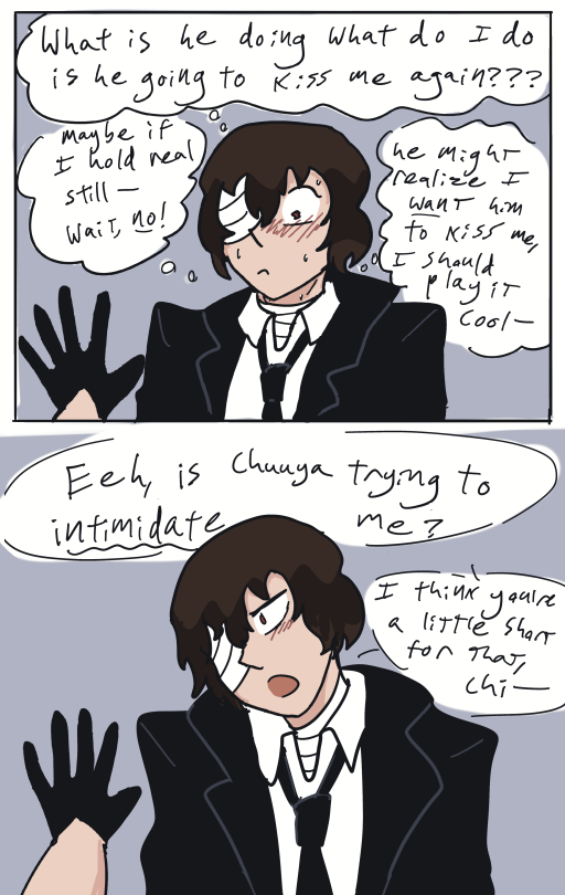 Followup To The Chuuya-doing-high-school-romance-tropes Post Where I Mentioned A Kabedon In The Tags