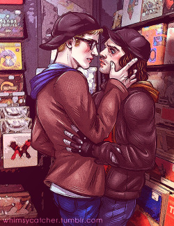 whimsycatcher:   “Bucky, uh… kiss me!” 