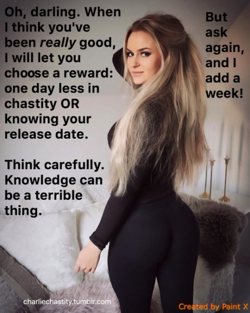 Chastity Captions