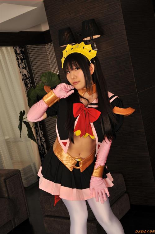 Cosplay Girl Hiyo Nishizuku (Mahou Senshi Sweet Knights Outfit) 1-1