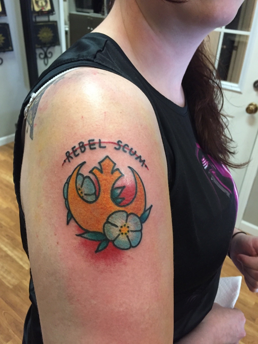 Cassi Williams Inc  Rebel scum Thanks Ron starwarstattoo tattoo  fkiron fkironxion buzzfeed buzzfeedtattoo worldfamousink  Facebook