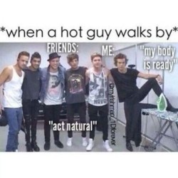 angie-tommo:  When a hot guy walks in…