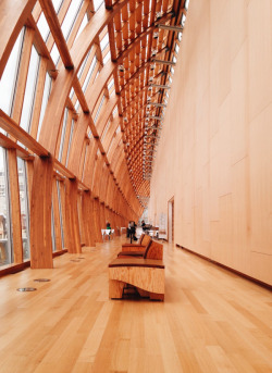 needsandwantsstudios:  Such a good designer Frank Owen Gehry god damn you. #architexture #frankgehry #uugghhh #ArtGallery — At the Art Gallery of Ontario. (Toronto) 