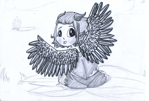 I Got A Littleexcited Over The Idea Of Maleficent And Diaval Having A Little Baby. Squuee! Shes Got Her
