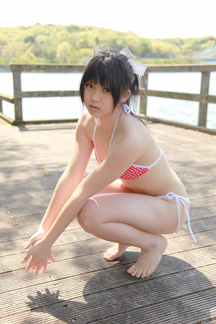 kuudererules:  Enako Rin with swimsuit (part 1)