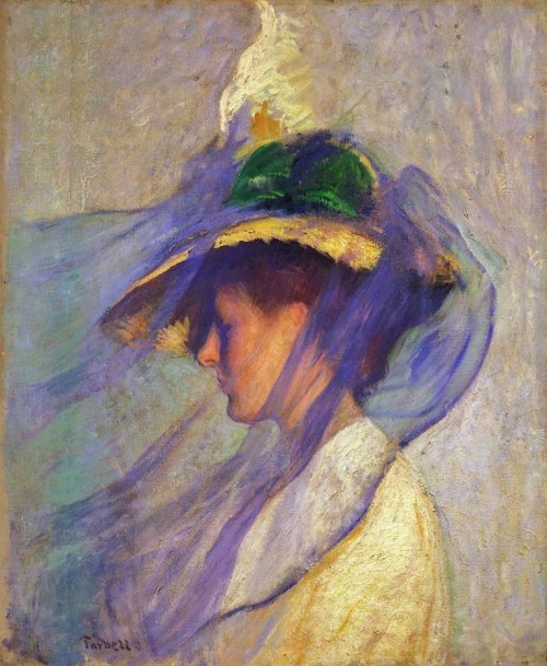 &ldquo;The Blue Veil&rdquo; by Edmund Tarbell, 1899