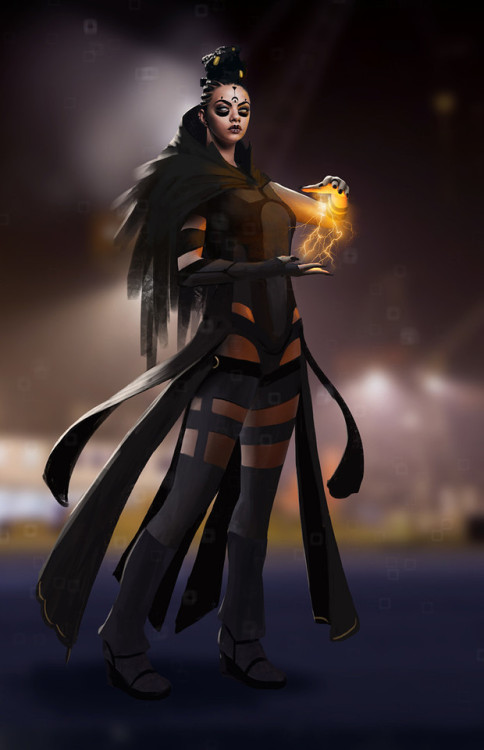 Warlock  Ivona Denovic www.artstation.com/artwork/a5k3k