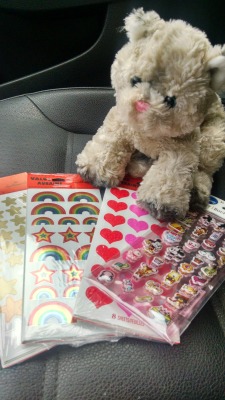 nblittle:  I got so so so many stickers today!!!