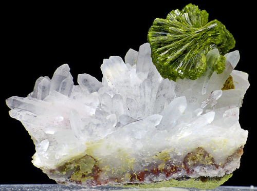 Quartz and Epidote - Imilchil, Morocco