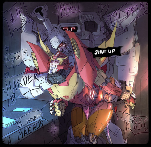 rubthosefags:  kokoko-sir:  commission done headcanons that megs is fucking with roddy while thinking of scream so roddy is 100% ok and megs is totally not haha OTL otp is such a pain   Well Megs you certainly have a type 