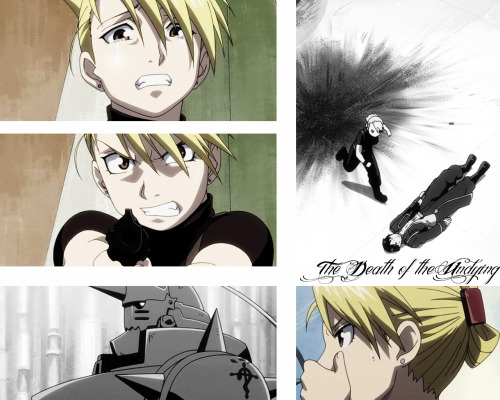 malonna:  13 Days of Fullmetal Alchemist Brotherhood. Day 03. Favourite episode - Death of the Undying (19) Death of the Undying is an amazing episode, the tension is ramped you so much and there are so many crowing moments of awesome….and lots