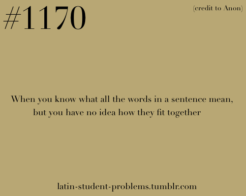 rhonadin:interretialia:Ita vero, syntaxis Linguae Latinae esse difficillima potest!Yes, Latin syntax