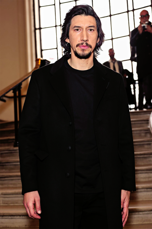 Adam Driver attending the Burberry Autumn/Winter 2022 Runway Show at Central Hall Westminster on Mar