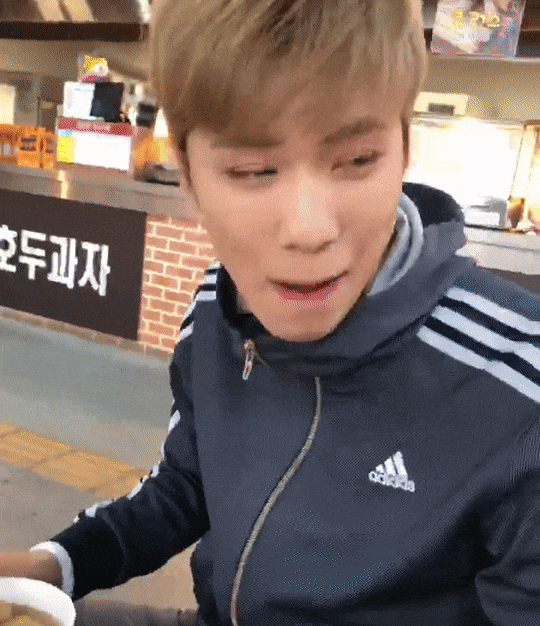 moon-hyuks:  ohmygod who let park minhyuk look like this wearing an adidas jacket he looks so sport boi i’m dying
