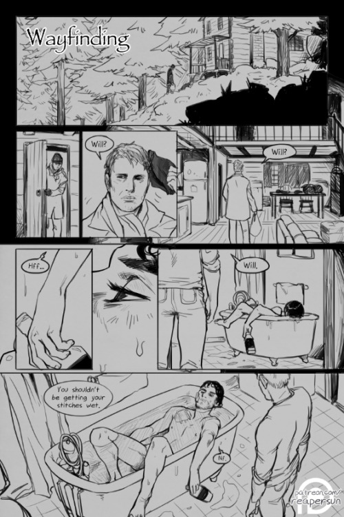 reapersun:Support me on Patreon! => Reapersun@Patreon Wayfinding is a post s4 Hannigram exploration; warnings for the content for the whole comic are in the tags~ This is a 50+ page NSFW Hannigram comic I started a couple months ago, but had to stop