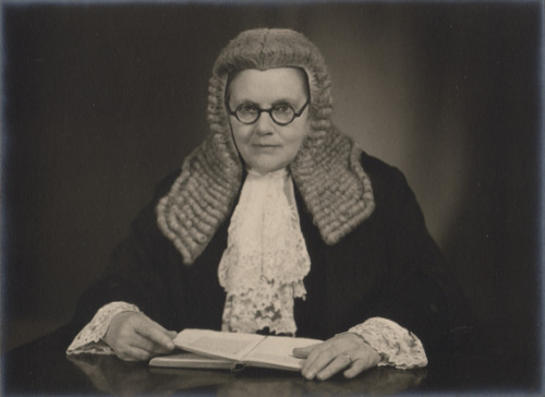 Photograph of Helena Normanton, 1950