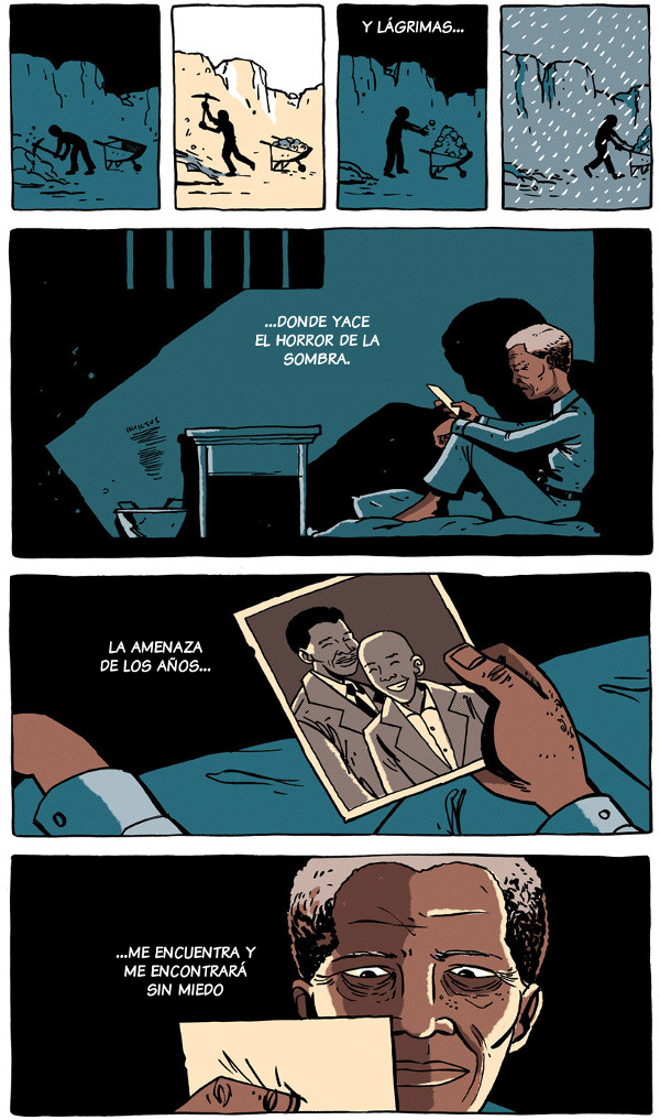 finofilipino:  Invictus: Un tributo a Nelson Mandela. Original en inglés: Zen Pencils.