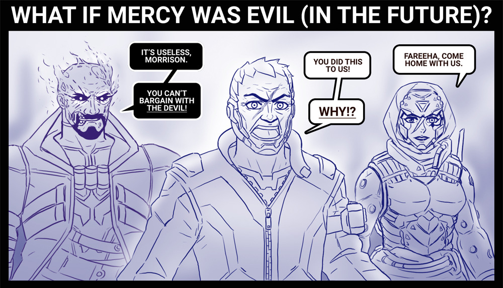 sunnysundown:  blackbookalpha:  Taking a break from Gremlin D.Va comics, need to