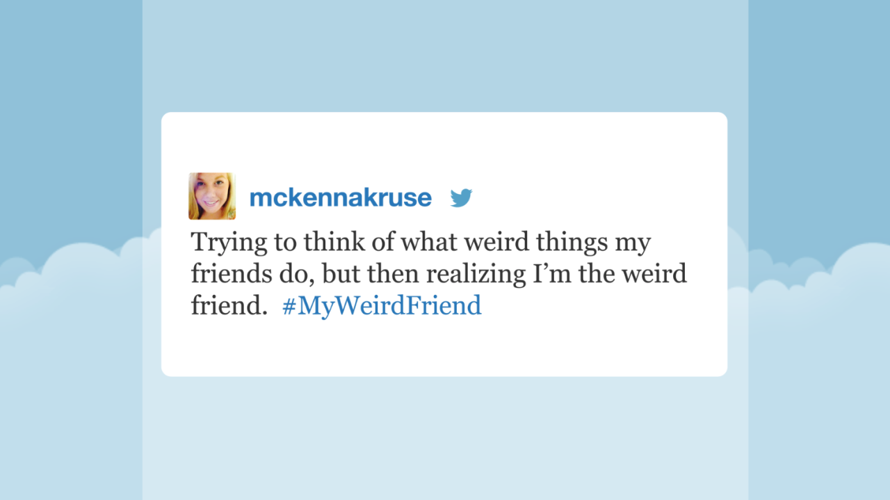 fallontonight:  ICYMI: Jimmy reads his favorite #MyWeirdFriend tweets! 