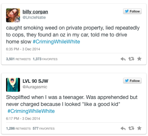 Porn photo micdotcom:  #CrimingWhileWhite brilliantly