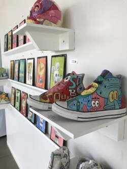 Nickanimationstudio:  Our Spongebob Artists Put On An Art Gallery Inside Nick! 😍🍍