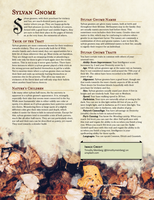 ELVEN HALF-RACESHomebrew for all of the elven half-races possible with races from the PHB! Time to t