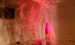 sharkchunks:  japcoregalore:  this is what happens when you put a highlighter in the microwave in case you were wondering.   You create a nebula. You become a god. 