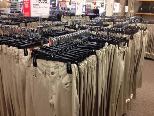 ranchdepressing: candidcatharsis: so at work our store accidently ordered 700 khakis instead of the 