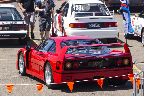 This Ferrari F40 has been at World Time Attack Challenge every year since I&rsquo;ve been going.  Un