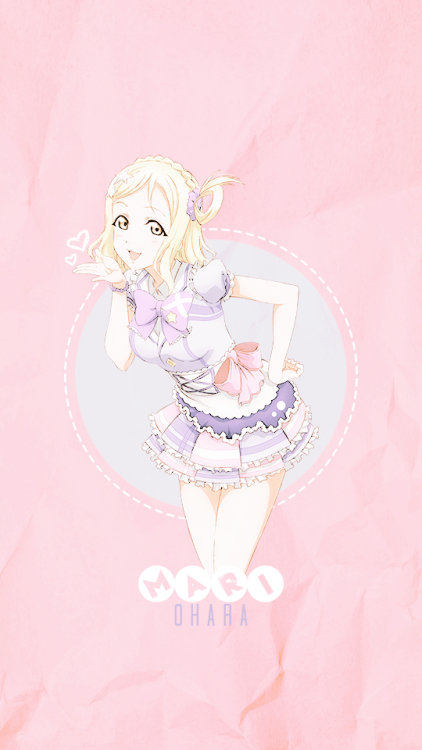 rosewaldz:✩ Mari Ohara wallpapers. ✩ (As requested by anonymous.)Please, do not repost, edit or clai
