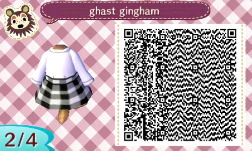 Here’s a white button up shirt paired with a black & white gingham print skirt with or without a