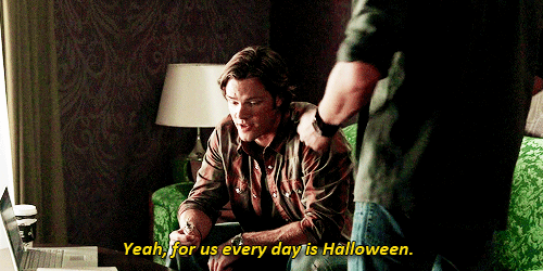 samwinchesterappreciation:Happy Halloween Month! (ｙ^ω^ｙ)@inevitableeleven