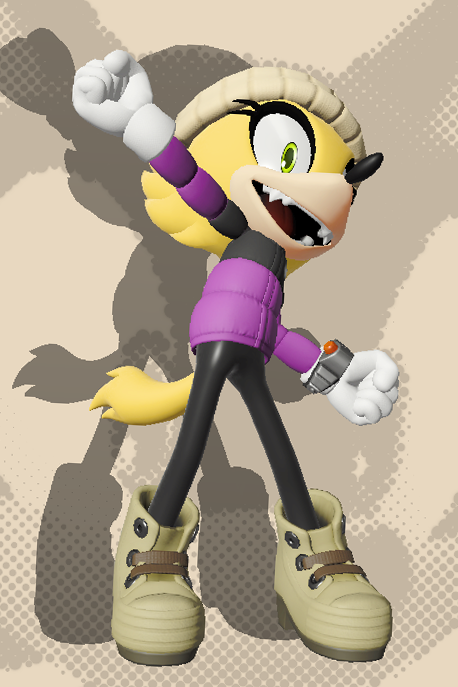 stunnerpone:  stunnerpone:  This is my Sonic OC, Cindy the Wolf. Do not steal!Sonic