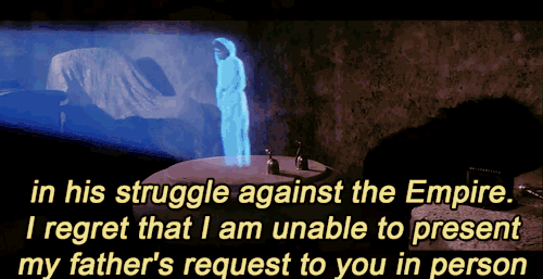 sofire-almond:princess-slay-ya:Carrie Fisher reciting the “Help me, Obi-Wan Kenobi” speech through t