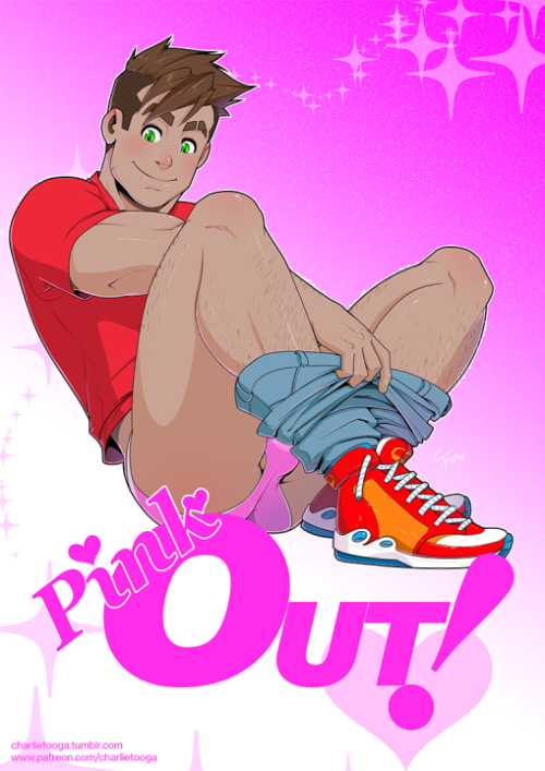 charlietooga:  Cover for my original comic Pink Out!, coming soon.High resolution version available on Patreon.Become a Patron at www.patreon.com/charlietooga and never miss a thing! :)