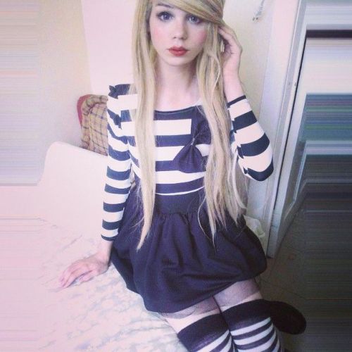 crossdresser-girlfriends: Cute Boys-in-Dresses are so Adorable…. Who were enrolled into school as gi