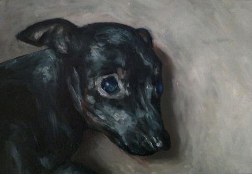 giuseppevelardo:Dogs have feelings. Oil paintings I did years ago. Giuseppe Velardo www.etsy.com/sho