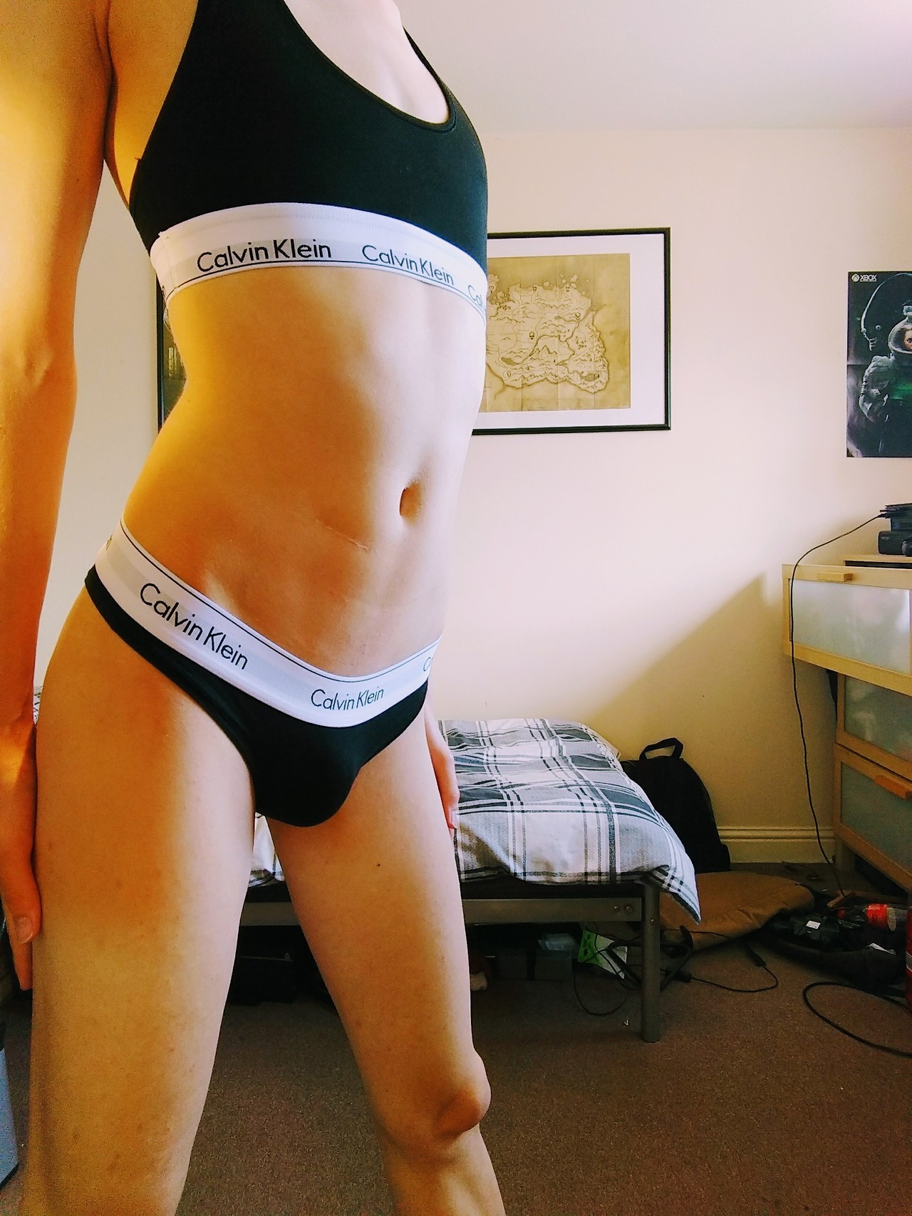 caprifemboi:Finally uploading this Calvin Klein set! Couple new poses…