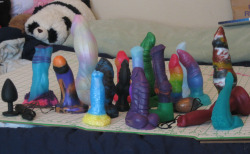 chimaerosexual:  Needed to re-tetris my toy drawer, so I took a family photo while I was at it   Great collection