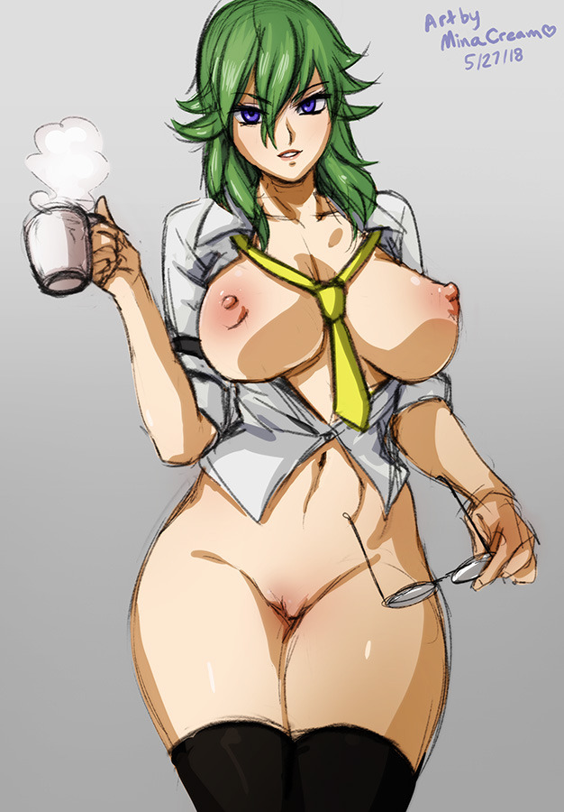 minacream: Sketch 363 - BOobleck   Genderbend Bartholomew Oobleck from RWBY. :3 Commission