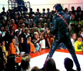 allaboutcilla:  simplyelvis:  ‘68 Comeback Special.  Priscilla Presley seated with the audience watching Elvis perform at his Comeback Special first recorded on June 27 then aired on NBC on December 3, 1968, Los Angeles, CA.