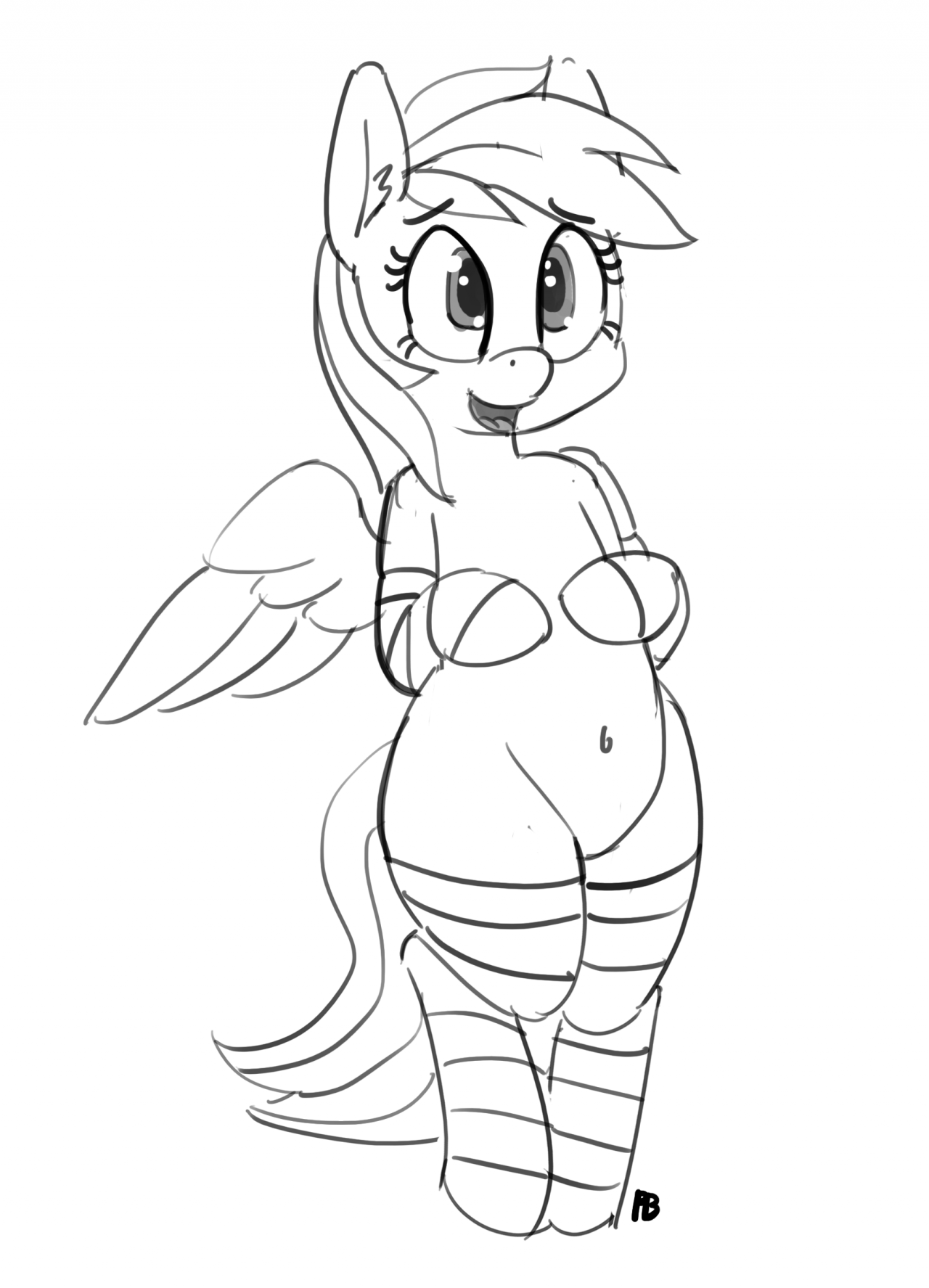 30minchallenge:Mmm, Sexy looking DashieThx Pabbles!Artists Included: Pabbles (http://pabbley.tumblr.com/)=3
