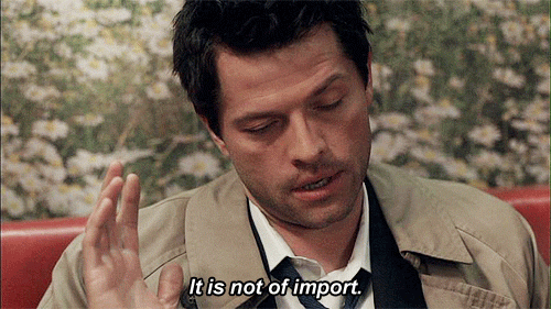 itisnotofimport:  he said it he said the thing 