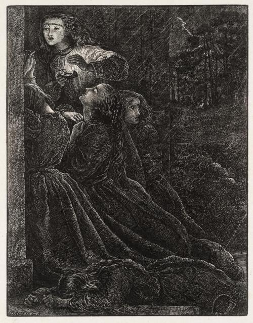 The Foolish Virgins, John Everett Millais, 1864, TatePresented by Gilbert Dalziel 1924Size: image: 1
