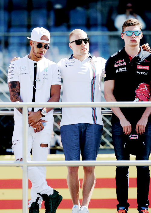 dearsenna:ITALIAN GP 2015∟ Lewis Hamilton, Valtteri Bottas &amp; Max Verstappen