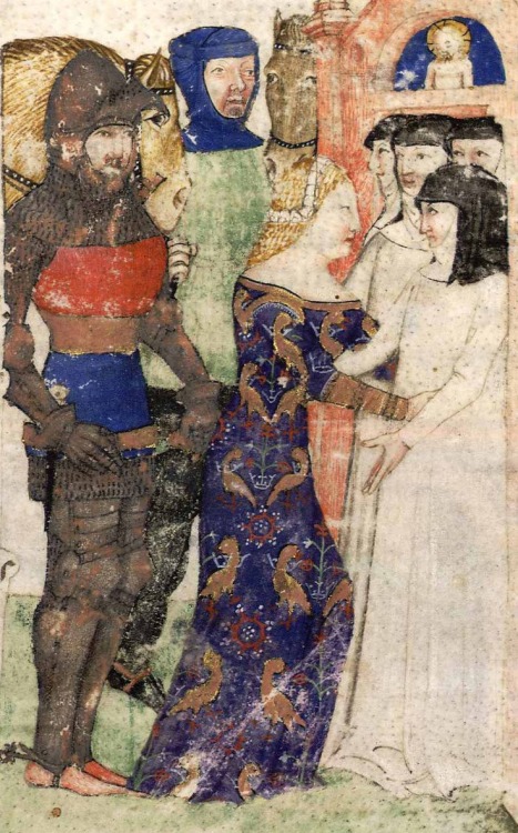 “Queste del Saint Graal slash Tristan de Léonois”, 1380 - 1385 Milan,Italy