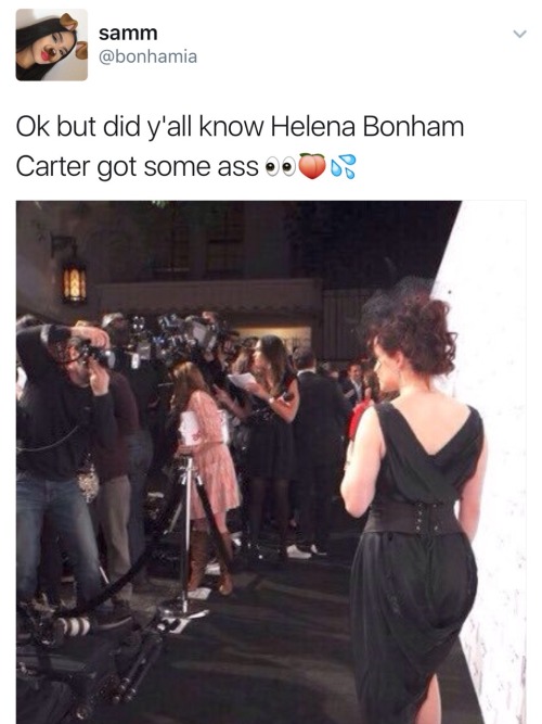 helenabonboncarter: If you guys didn’t know, I’m as obsessed with Helena Bonham Carter 