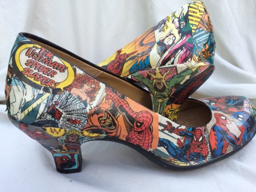 Specific Volume: $90With great power comes… great footwear!!These Spider-Man shoes are covere