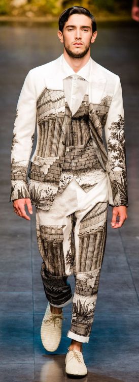7daystheory: Dolce &amp; Gabbana - Spring 2014 [Via Menswear Style]